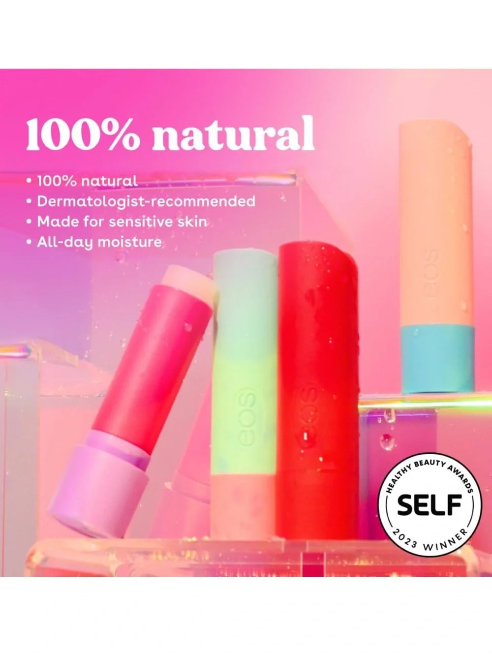 💥 NWOT eos Lip Balm: 4 Pack